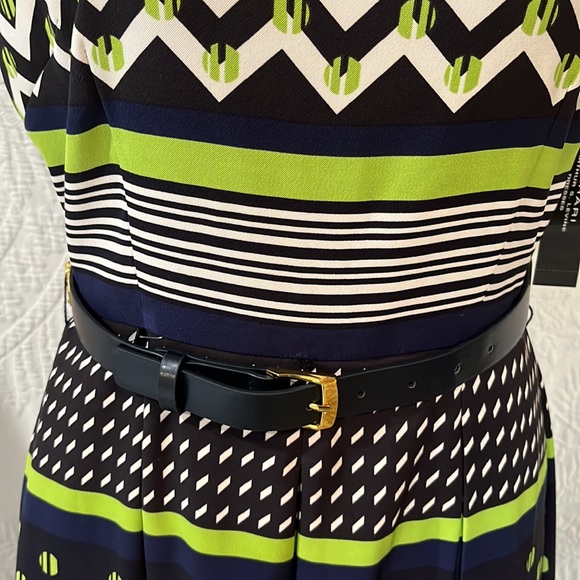 Tahari belted dress, size 2, NWT - Picture 4 of 16